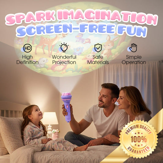 📢📢50% OFF !! ⏰Early Education Projector Torch for Kids