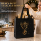 📢📢50% OFF !! ⏰Black Christmas Non Woven Gift Tote Bag Holiday Present Packaging Bag