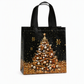 📢📢50% OFF !! ⏰Black Christmas Non Woven Gift Tote Bag Holiday Present Packaging Bag
