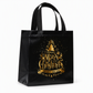📢📢50% OFF !! ⏰Black Christmas Non Woven Gift Tote Bag Holiday Present Packaging Bag