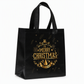 📢📢50% OFF !! ⏰Black Christmas Non Woven Gift Tote Bag Holiday Present Packaging Bag