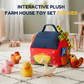 📢📢50% OFF !! ⏰Interactive Plush Farm House Toy Set for Kids