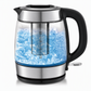 📢📢40% OFF !! ⏰2L Large Capacity Glass Electric Kettle with Automatic Shut Off and Overheat Protection