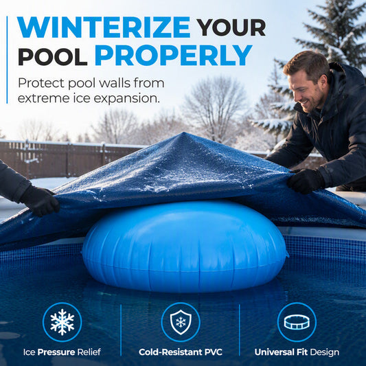 📢📢50% OFF !! ⏰Round Inflatable Pool Winterizing Air Pillow