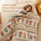 📢📢40% OFF !! ⏰Double-Sided Sherpa Fleece Comforter – Thick Warm Winter Quilt with Soft Velvet Feel for Cozy Bedroom Bedding