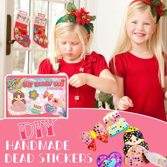 📢📢50% OFF !! ⏰DIY  Handmade Bead Stickers👸💎
