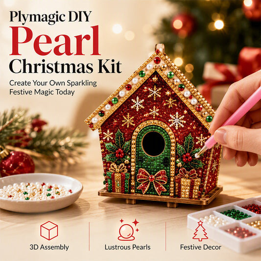 📢📢50% OFF !! ⏰3D DIY Pearl Art Christmas Painting Kit