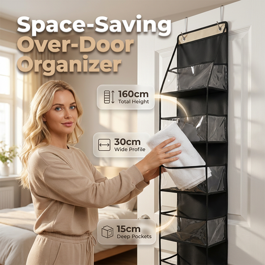 📢📢50% OFF !! ⏰Space-Saving Over-Door Organizer