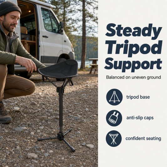 📢📢40% OFF !! ⏰Compact Heavy Duty Folding Stool