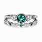 📢📢50% OFF !! ⏰Women's Fashion Micro Pave Zircon Ring with Imitation Gemstone for Engagement and Couples