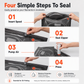 📢📢40% OFF !! ⏰Vacuum Storage Bag Kit for 3D Filament – Lock Out Humid Air, Double Zipper Seal & Opaque Light Shielding – Keep Filaments Dry & Print-Perfect 🧵