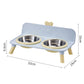 📢📢50% OFF !! ⏰Elevated Detachable Pet Double Bowls