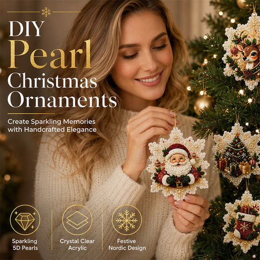 📢📢50% OFF !! ⏰Christmas DIY Painting Hanging Ornaments Set🥳🎄
