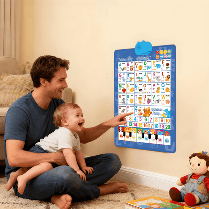 📢📢50% OFF !! ⏰Bilingual Talking Alphabet Wall Chart for Toddlers