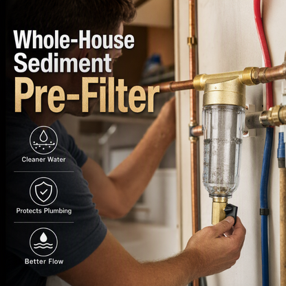 📢📢50% OFF !! ⏰Whole-House Sediment Pre-Filter