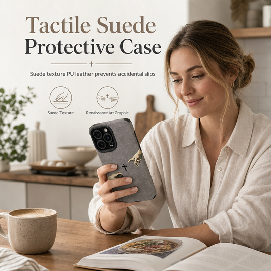 📢📢50% OFF !! ⏰Premium Suede Shockproof Protective Phone Case