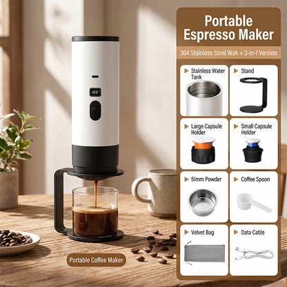 📢📢40% OFF !! ⏰Portable Espresso Machine for Travel
