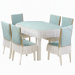 ⏳ 50% OFF! ✨ Modern Minimalist Dining Tablecloth & Chair Cover Set – Thick Quilted Padding, Nordic Swan Embroidery & Diamond Quilting – Elegant Protection for Daily Dining 🪑🦢