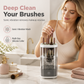 📢📢50% OFF !! ⏰Automatic Electric Makeup Brush Cleaner and Dryer Machine with UV Disinfection and Quick Drying Function