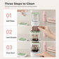 📢📢50% OFF !! ⏰Automatic Electric Makeup Brush Cleaner and Dryer Machine with UV Disinfection and Quick Drying Function