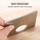📢📢50% OFF !! ⏰Stainless Steel Cabinet Door Hinge Repair Plate