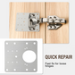📢📢50% OFF !! ⏰Stainless Steel Cabinet Door Hinge Repair Plate