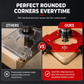 📢📢50% OFF !! ⏰Woodworking Router Template Round Corner R Angle Arc Jig Tool for Wood Router Trimmer Wardrobe DIY Corner Trimming