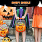 📢📢50% OFF !! ⏰Halloween Transparent Pumpkin Favor Bags