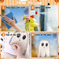 📢📢50% OFF !! ⏰Cute & Fun Halloween Ghost Static Window Cling