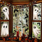 📢📢50% OFF !! ⏰Cute & Fun Halloween Ghost Static Window Cling