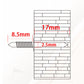 📢📢50% OFF !! ⏰Hardware Carbon Steel Nails for Seamless Installation