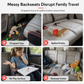 📢📢50% OFF !! ⏰Kids Car Seat Travel Tray Activity Desk with Lap Drawing Board and Baby Stroller Backseat Hanging Storage Organizer Bag
