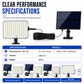 📢📢50% OFF !! ⏰Split Design Outdoor Solar Wall Light with Motion Sensor and Remote Control Waterproof Solar Powered Street Lamp with 3 Modes for Courtyard Garage