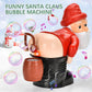📢📢40% OFF !! ⏰Funny Santa Bubble Blowing Machine