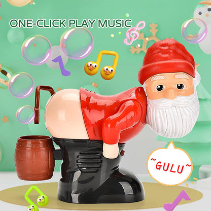 📢📢40% OFF !! ⏰Funny Santa Bubble Blowing Machine