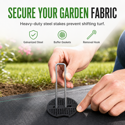📢📢50% OFF !! ⏰Galvanized Landscape Staples with Gasket