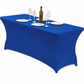 📢📢50% OFF !! ⏰Stretch Tablecloth Elastic Rectangular Table Cover for Weddings Banquets and Meetings