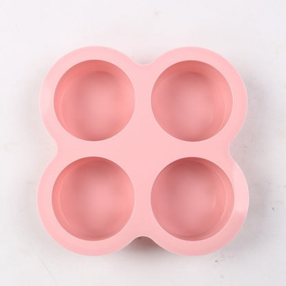 📢📢50% OFF !! ⏰3-Cavity 4-Inch Round Cylindrical Silicone Cake Mold DIY Baking Pan for Rainbow Cake and Pizza
