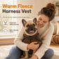📢📢50% OFF !! ⏰Warm Winter Dog Coat with Reflective Strips and Harness for Small and Medium Dogs