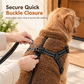 📢📢50% OFF !! ⏰Warm Winter Dog Coat with Reflective Strips and Harness for Small and Medium Dogs