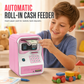 📢📢40% OFF !! ⏰Electronic Kids ATM Money Saving Box – Smart Piggy Bank with Simulated Fingerprint Unlock, Automatic Bill Roll-In Feeder & Secure Vault Chamber – Interactive Savings Fun for Kids 💰