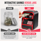 📢📢40% OFF !! ⏰Electronic Kids ATM Money Saving Box – Smart Piggy Bank with Simulated Fingerprint Unlock, Automatic Bill Roll-In Feeder & Secure Vault Chamber – Interactive Savings Fun for Kids 💰