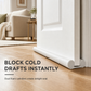DIY Wear Resistant Leather Under Door Draft Stopper Windproof and Insect Proof Bedroom Door Bottom Seal Strip
