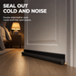 DIY Wear Resistant Leather Under Door Draft Stopper Windproof and Insect Proof Bedroom Door Bottom Seal Strip