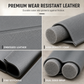 DIY Wear Resistant Leather Under Door Draft Stopper Windproof and Insect Proof Bedroom Door Bottom Seal Strip