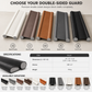 DIY Wear Resistant Leather Under Door Draft Stopper Windproof and Insect Proof Bedroom Door Bottom Seal Strip