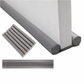 DIY Wear Resistant Leather Under Door Draft Stopper Windproof and Insect Proof Bedroom Door Bottom Seal Strip