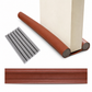 DIY Wear Resistant Leather Under Door Draft Stopper Windproof and Insect Proof Bedroom Door Bottom Seal Strip