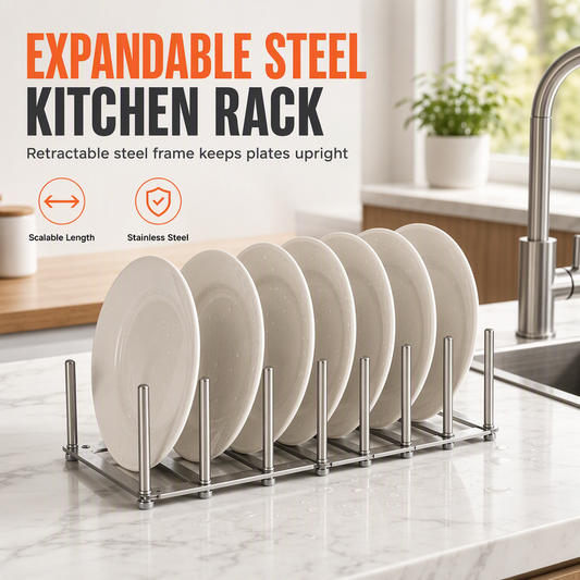 📢📢50% OFF !! ⏰Expandable Stainless Steel Steaming Rack