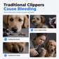 📢📢50% OFF !! ⏰Electric Pet Nail Grinder with Dual LED Lights Grooming Trimmer for Dogs and Cats